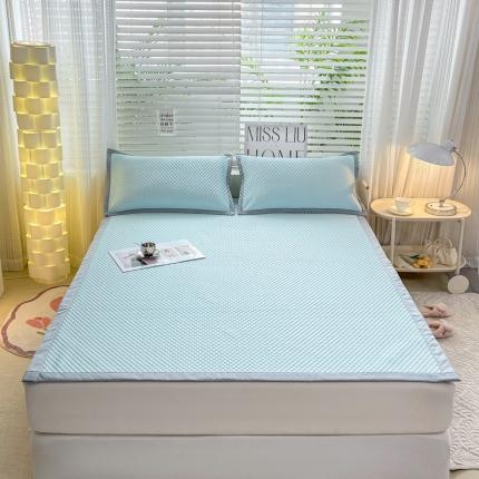 91家纺网 家纺一手货源 找家纺 （总）源舍 2024新款 A类冰豆豆床单款凉席【有质检报告】