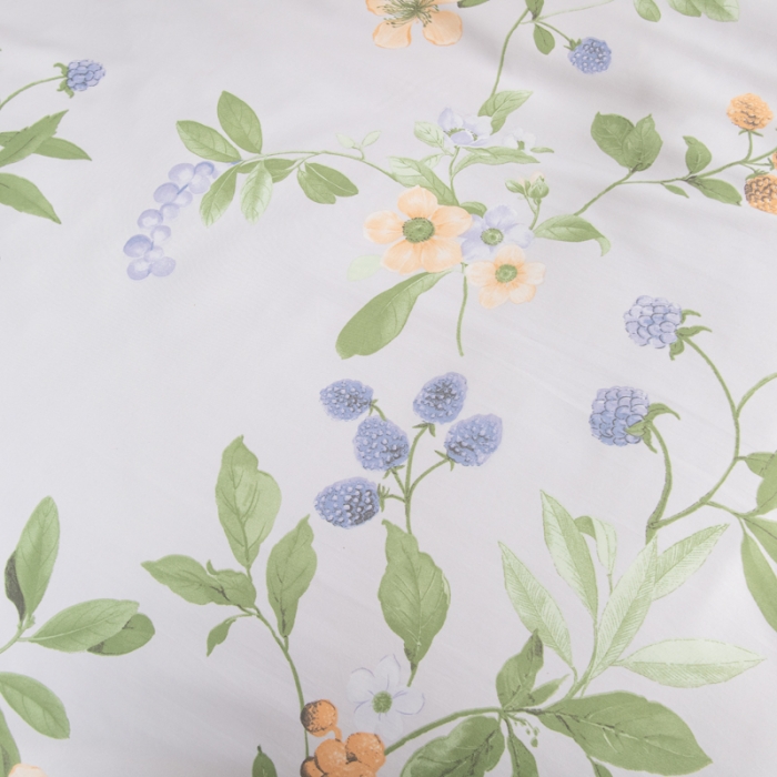 91家纺网 家纺一手货源 找家纺 氧家2025新款水洗天丝轻奢风印花四件套 丛林花影