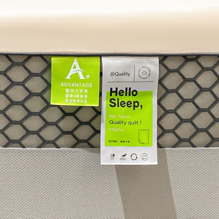 91家纺网 家纺一手货源 找家纺 A类透气50支贡缎高支床笠三件套单件纯棉床罩床垫防滑保护罩 路易斯-奶昔白