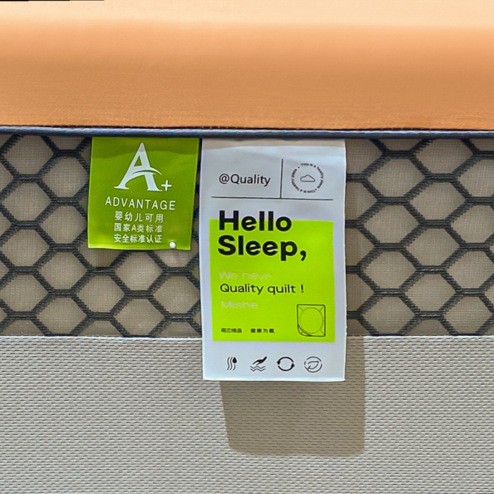 91家纺网 家纺一手货源 找家纺 A类透气50支贡缎高支床笠三件套单件纯棉床罩床垫防滑保护罩 路易斯-南瓜橘