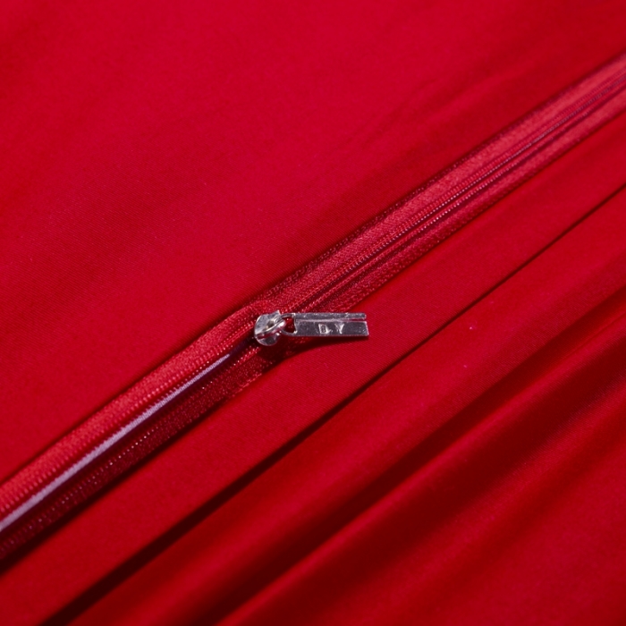 91家纺网 家纺一手货源 找家纺 慕她婚庆四件套大红色大花结婚全棉纯棉刺绣花多件套直播 花蔓喜多大红