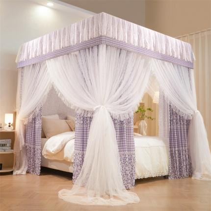 91家纺网 家纺一手货源 找家纺 （总）薇梦 2023新款 小碎花落地蚊帐