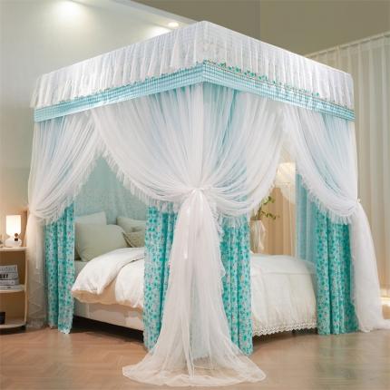 91家纺网 家纺一手货源 找家纺 （总）薇梦 2023新款 小碎花落地蚊帐