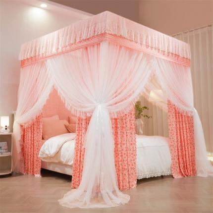 91家纺网 家纺一手货源 找家纺 （总）薇梦 2023新款 小碎花落地蚊帐