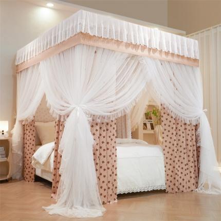 91家纺网 家纺一手货源 找家纺 （总）薇梦 2023新款 小碎花落地蚊帐