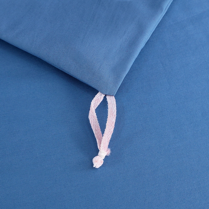 91家纺网 家纺一手货源 找家纺 慕她婚庆四件套大红色结婚全棉纯棉刺绣花多件套直播 花香蝶舞蓝灰