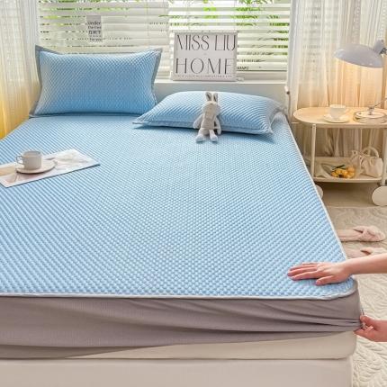 91家纺网 家纺一手货源 找家纺 （总）源舍 2024新款 A类冰豆豆床笠款凉席【有质检报告】