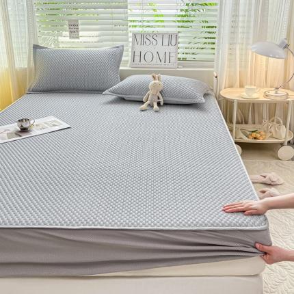 91家纺网 家纺一手货源 找家纺 （总）源舍 2024新款 A类冰豆豆床笠款凉席【有质检报告】