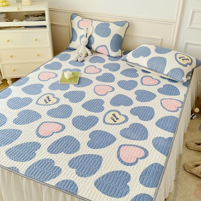 91家纺网 家纺一手货源 找家纺 （总）纽缦 2023新款乳胶床裙三件套