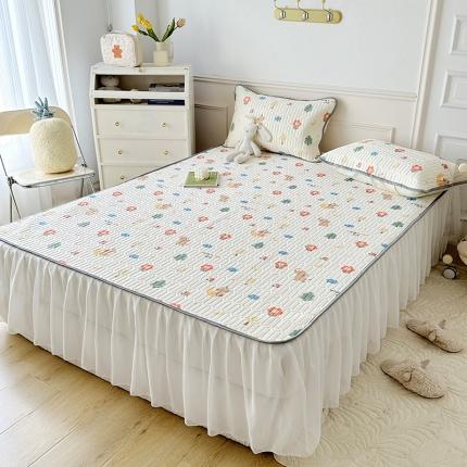 纽缦 2023新款乳胶床裙三件套 童话镇