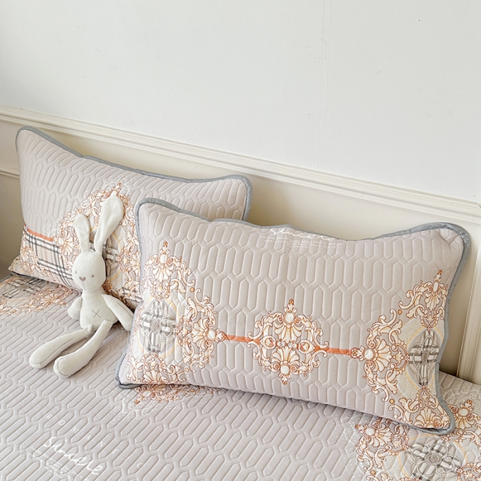 91家纺网 家纺一手货源 找家纺 纽缦 2023新款乳胶床裙三件套 巴利生活