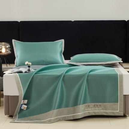 91家纺网 家纺一手货源 找家纺 （总）航途席业  2025年新款提花冰丝凉席三件套素色系列