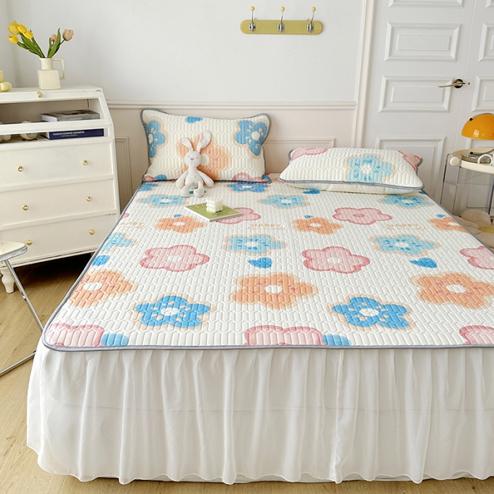 91家纺网 家纺一手货源 找家纺 （总）纽缦 2023新款乳胶床裙四件套