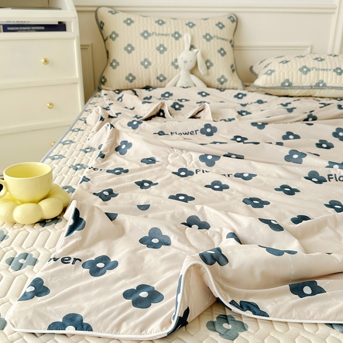 91家纺网 家纺一手货源 找家纺 纽缦 2023新款乳胶床裙四件套 灵动-卡其