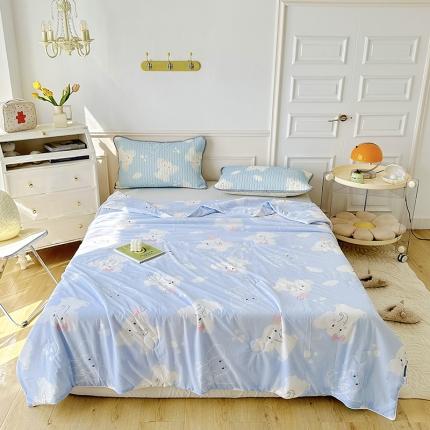 纽缦 2023新款乳胶床裙四件套 小飞象