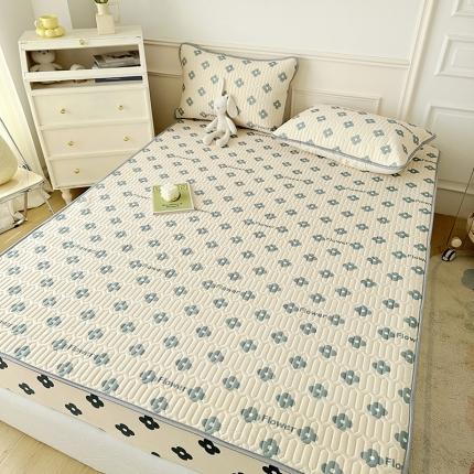 91家纺网 家纺一手货源 找家纺 纽缦 乳胶床笠三件套 灵动-卡其