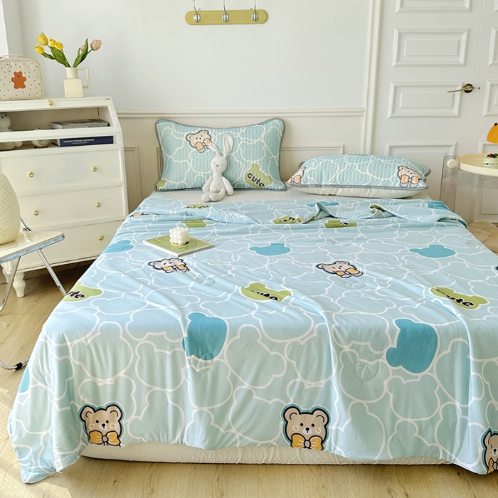 91家纺网 家纺一手货源 找家纺 纽缦 2023新款乳胶床单四件套 蝴蝶熊