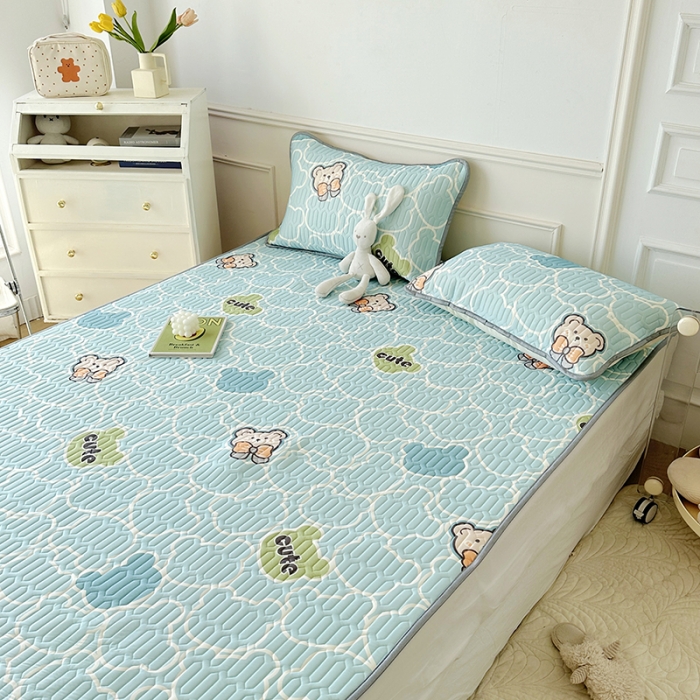 91家纺网 家纺一手货源 找家纺 纽缦 2023新款乳胶床单四件套 蝴蝶熊