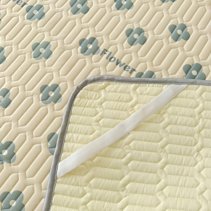 91家纺网 家纺一手货源 找家纺 纽缦 2023新款乳胶床单四件套 灵动-卡其