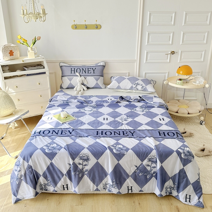 91家纺网 家纺一手货源 找家纺 纽缦 2023新款乳胶床单四件套 时尚情怀