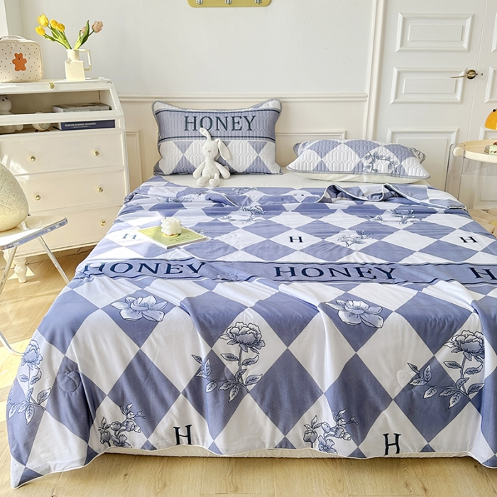 91家纺网 家纺一手货源 找家纺 纽缦 2023新款乳胶床单四件套 时尚情怀