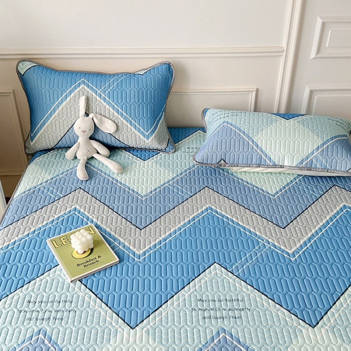 91家纺网 家纺一手货源 找家纺 纽缦 2023新款乳胶床单四件套 西塞尔-兰