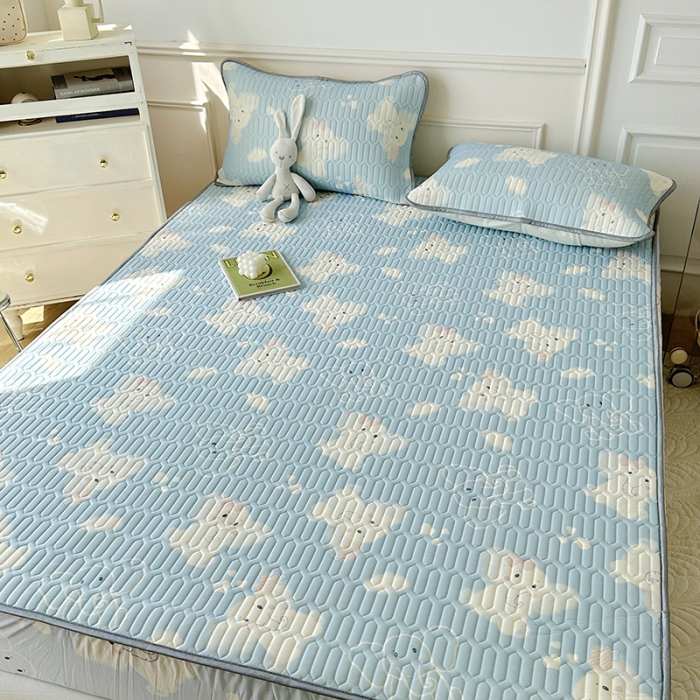 91家纺网 家纺一手货源 找家纺 纽缦 乳胶床笠三件套 小飞象