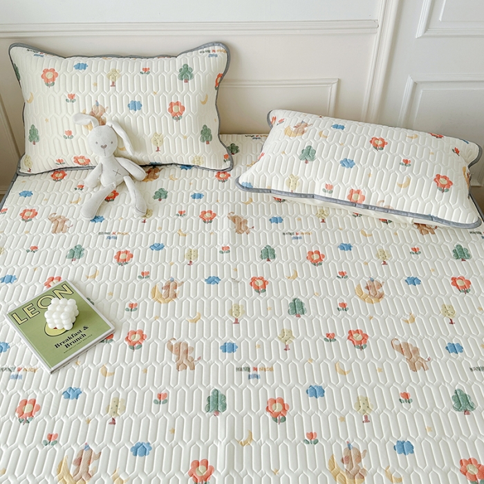 91家纺网 家纺一手货源 找家纺 纽缦 乳胶床笠三件套 童话镇