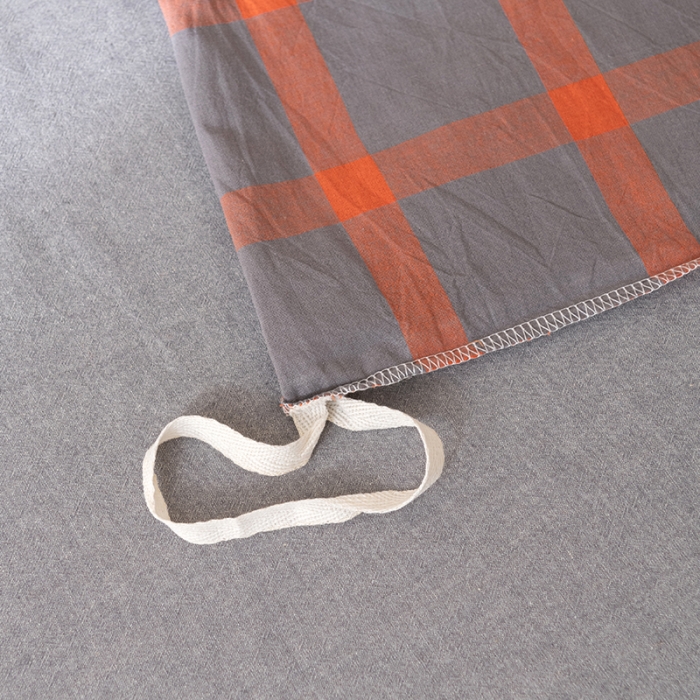 91家纺网 家纺一手货源 找家纺 棉邦 2023新款A类全棉色织水洗棉四件套 洛桑桔