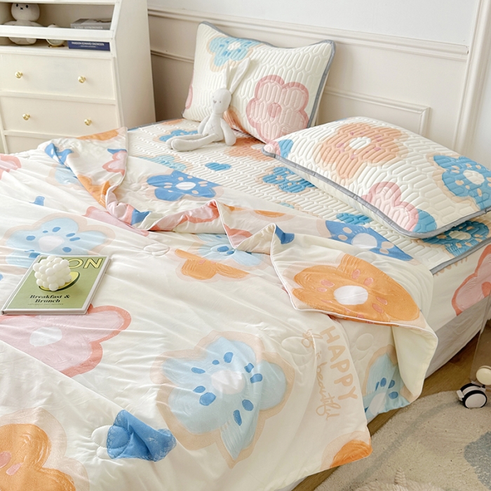 91家纺网 家纺一手货源 找家纺 （总）纽缦 2023新款乳胶床笠四件套