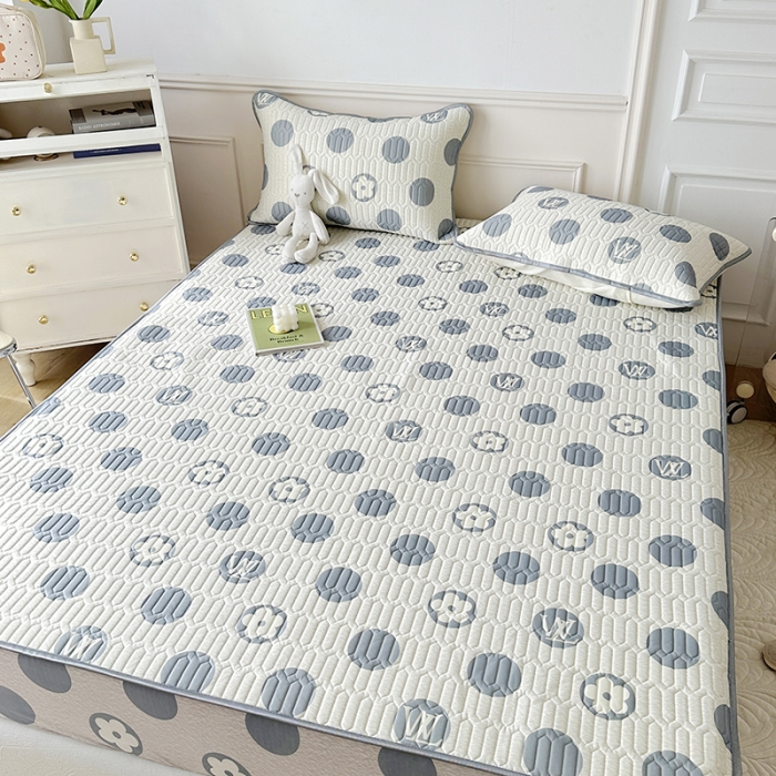 91家纺网 家纺一手货源 找家纺 纽缦 2023新款乳胶床笠四件套 时光