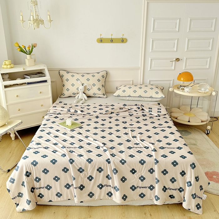 91家纺网 家纺一手货源 找家纺 纽缦 2023新款乳胶床笠四件套 灵动-卡其