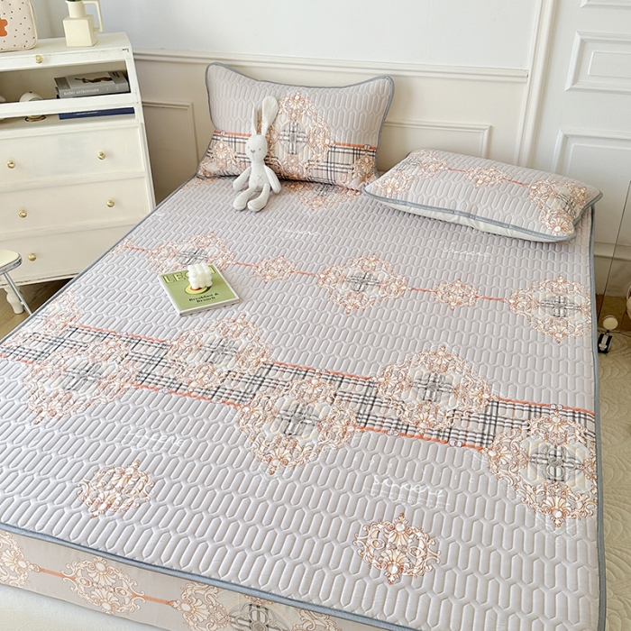 91家纺网 家纺一手货源 找家纺 纽缦 2023新款乳胶床笠四件套 巴利生活