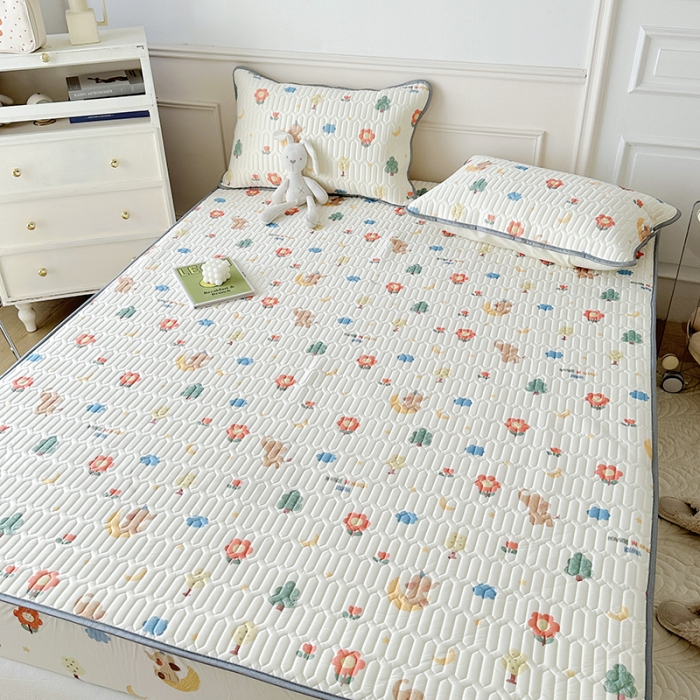 91家纺网 家纺一手货源 找家纺 纽缦 乳胶床单三件套 童话镇