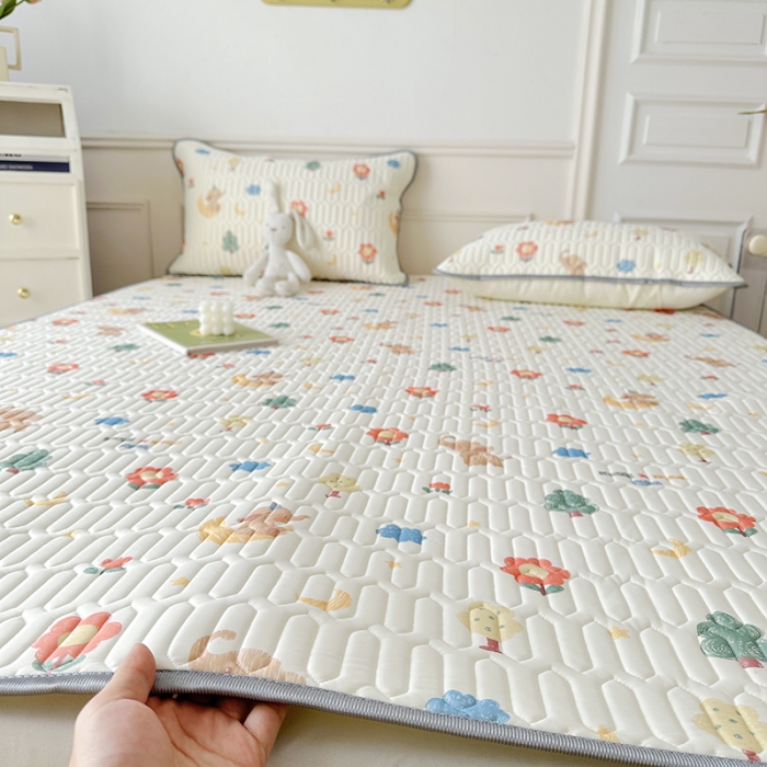 91家纺网 家纺一手货源 找家纺 纽缦 乳胶床单三件套 童话镇