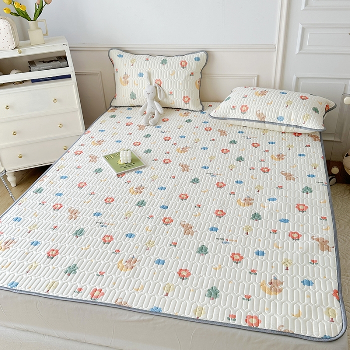 91家纺网 家纺一手货源 找家纺 纽缦 乳胶床单三件套 童话镇