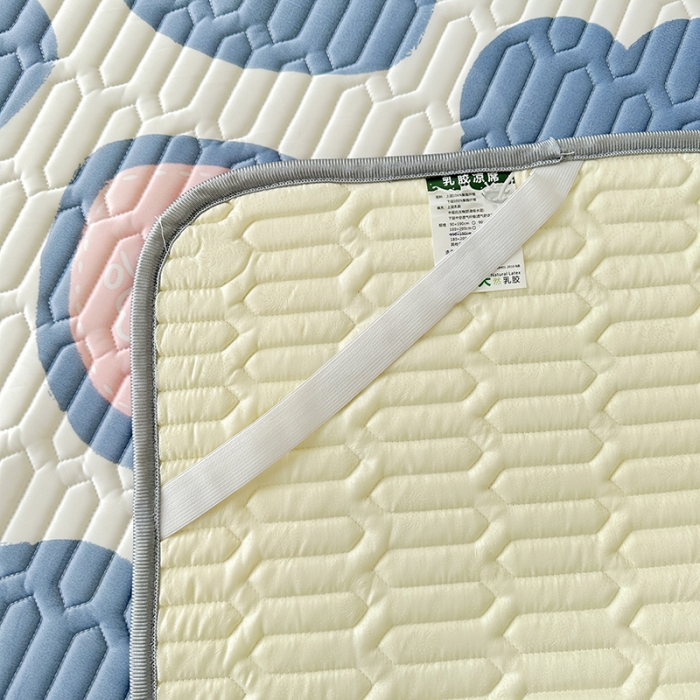 91家纺网 家纺一手货源 找家纺 纽缦 乳胶床单三件套 心愿-蓝