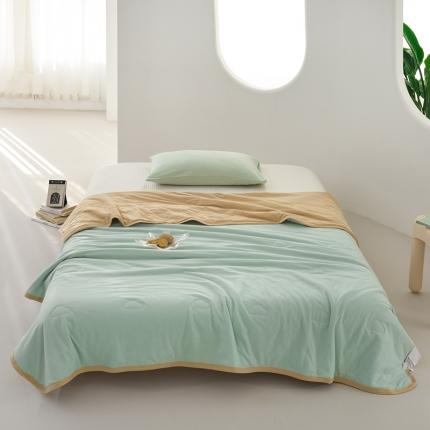 91家纺网 家纺一手货源 找家纺 （总）风向标 2023新款针织双拼夏被（风格二）