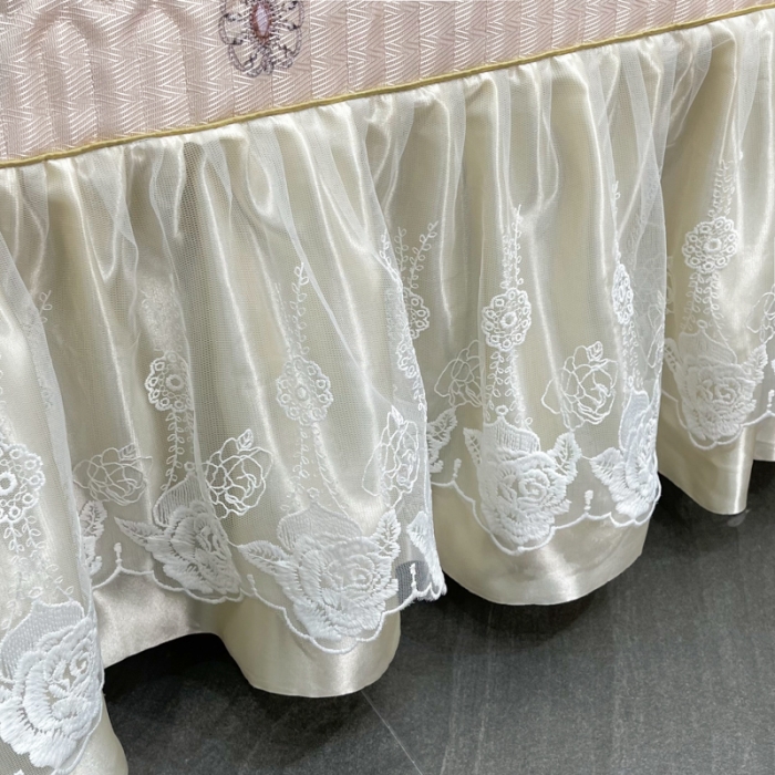 91家纺网 家纺一手货源 找家纺 恋尚 2023新款冰丝夹棉床盖款软凉席印花三件套 欧皇