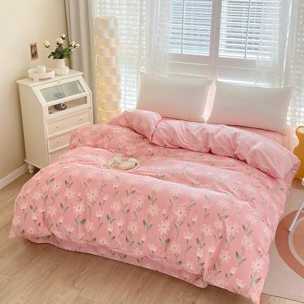 91家纺网 家纺一手货源 找家纺 （总）元元 2023新款13372全棉印花夹棉单被套