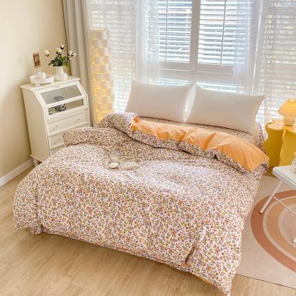 91家纺网 家纺一手货源 找家纺 （总）元元 2023新款13372全棉印花夹棉单被套