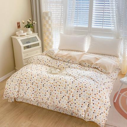 91家纺网 家纺一手货源 找家纺 元元 2023新款13372全棉印花单品 叶素