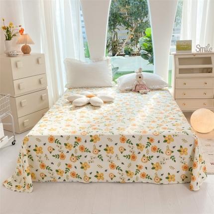 91家纺网 家纺一手货源 找家纺 多品 2023新款13070单品床单 花涧艺