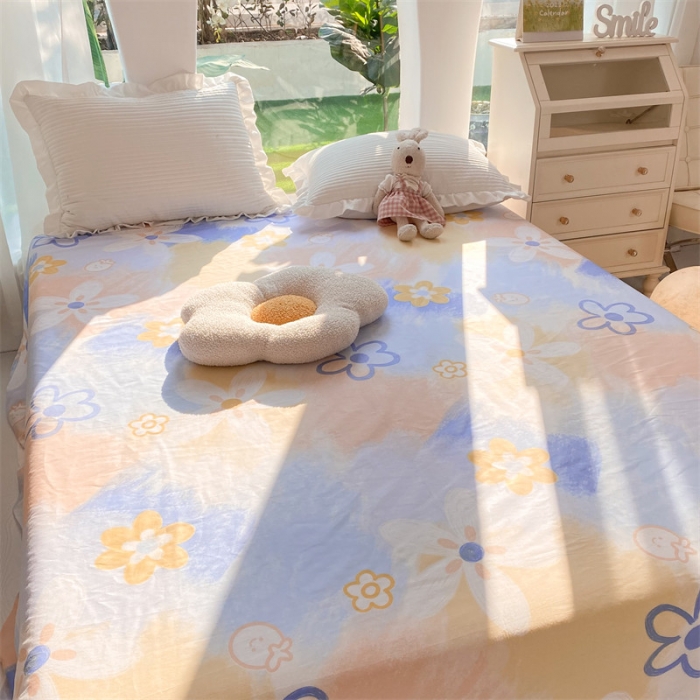 91家纺网 家纺一手货源 找家纺 多品 2023新款13070单品床单 安琪拉