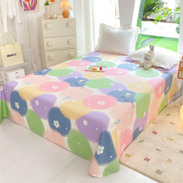 91家纺网 家纺一手货源 找家纺 多品 2023新款13070单品床单 多彩生活