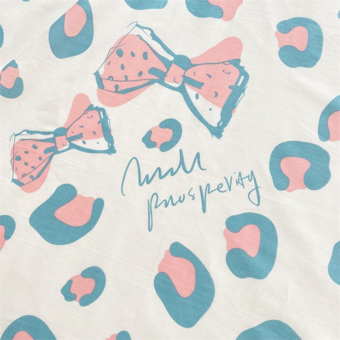 91家纺网 家纺一手货源 找家纺 多品 2023新款13070单品床单 法式豹纹