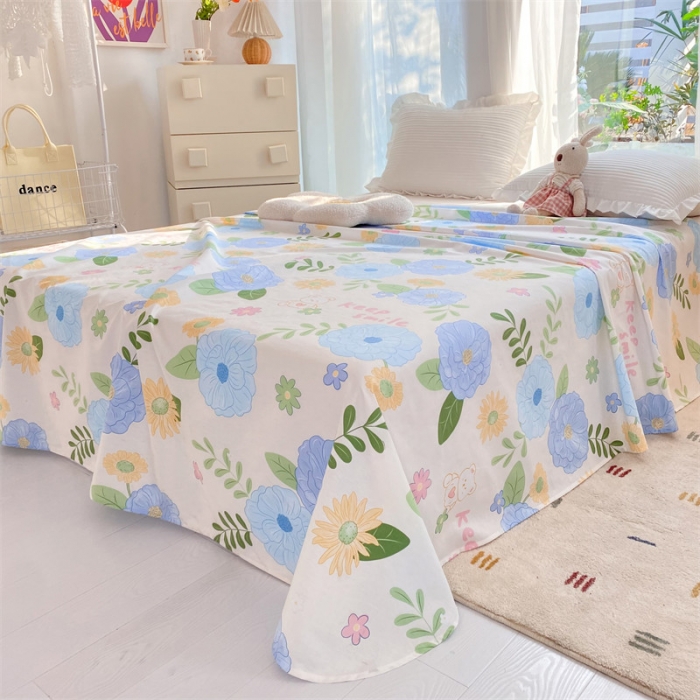 91家纺网 家纺一手货源 找家纺 多品 2023新款13070单品床单 温婉佳人