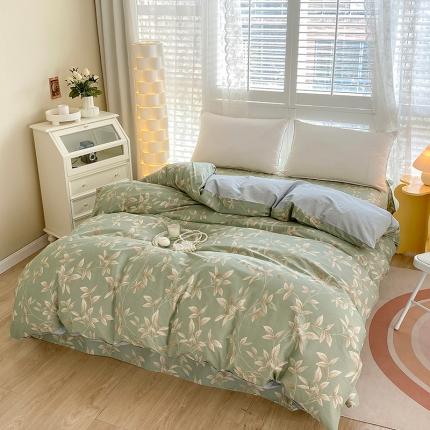 元元 2023新款13372全棉印花单品 微光-绿