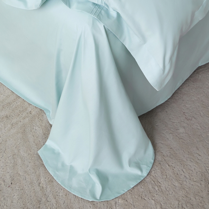 91家纺网 家纺一手货源 找家纺 安妮 2023新款墨尔本全棉四件套 蒂芙蓝