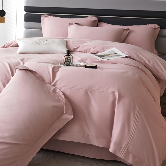 91家纺网 家纺一手货源 找家纺 安妮 2023新款墨尔本全棉四件套 甜豆沙